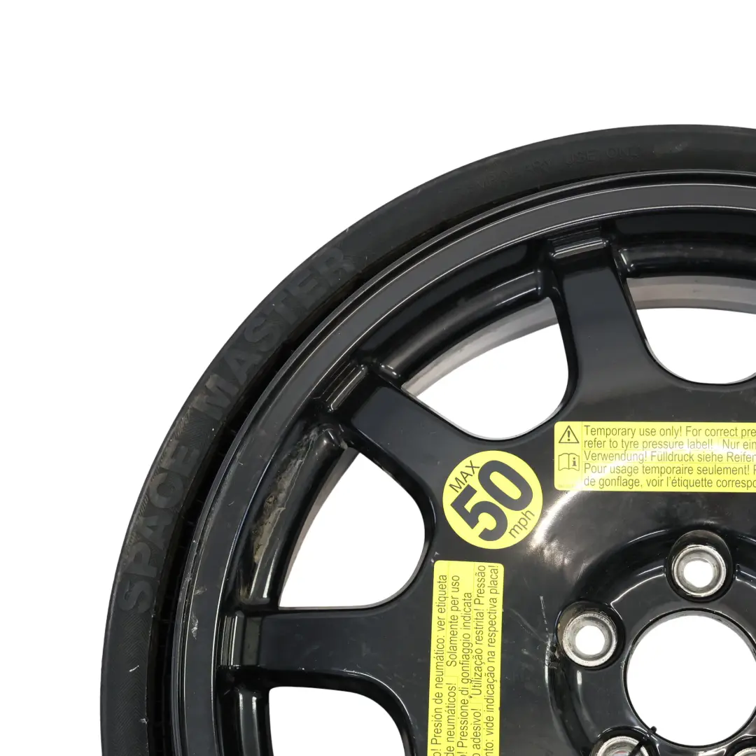 Audi A4 B8 Ruota Scorta Acciaio 5X112 175/55 R19 ET:36 6J Vredestein - SKU 8K0601025BJ - Numero di parte 8K0601025BJ