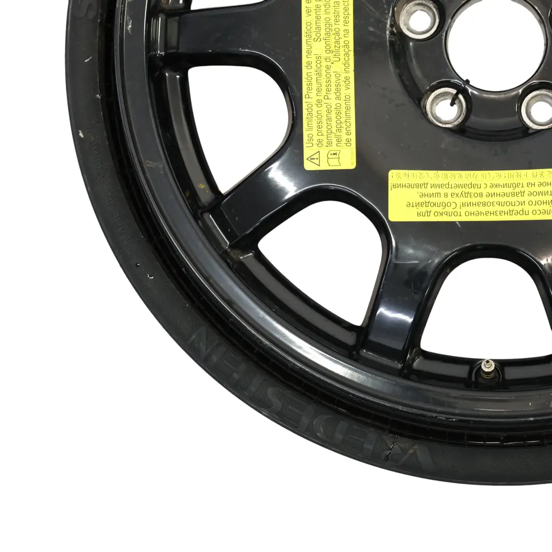 Koło Dojazdowe 5X112 175/55 R19 ET36 6J Vredestein do Audi A4 B8 o numerze 8K0601025BJ Audi A4 B8 Koło Dojazdowe 5X112 175/55 R19 ET36 6J Vredestein - SKU 8K0601025BJ - Numer Części 8K0601025BJ