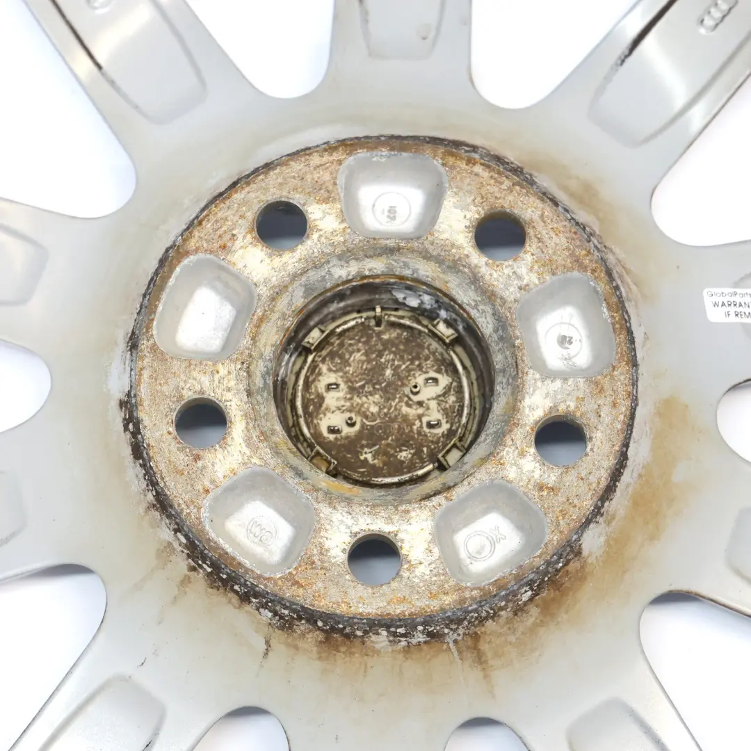 Audi A4 B8 8K Argento Cerchio In Lega 18" 8J ET:47 10-Spoke - SKU 8K0601025CB-1 - Numero di parte 8K0601025CB