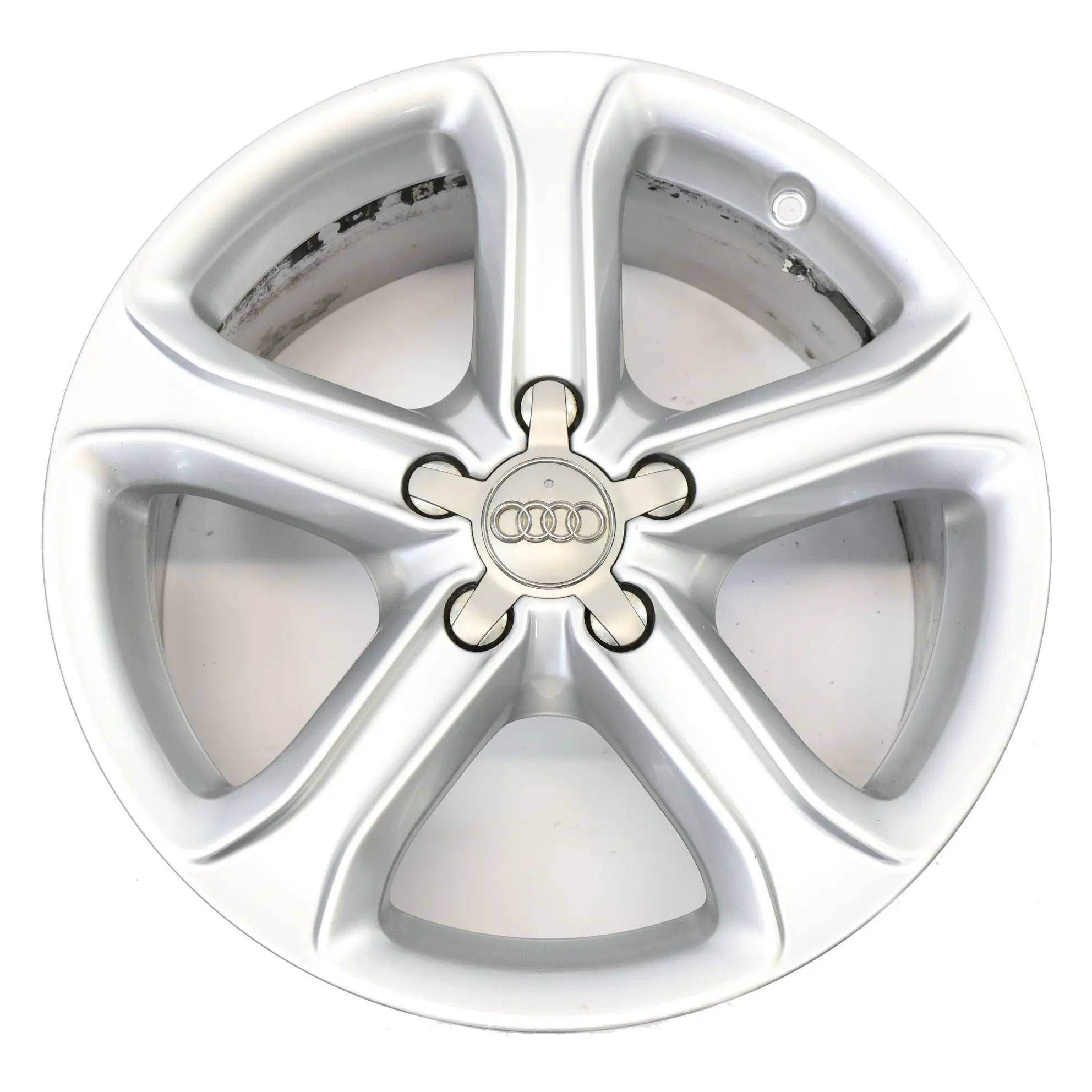 Audi A4 B8 8K Silver Wheel Alloy Rim 17" ET:45 7,5J Star Spoke 8K0601025CE