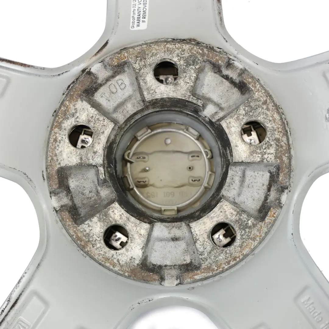 Audi A4 B8 8K Silver Wheel Alloy Rim 17" ET:45 7,5J Star Spoke - SKU 8K0601025CE-3 - Part number 8K0601025CE