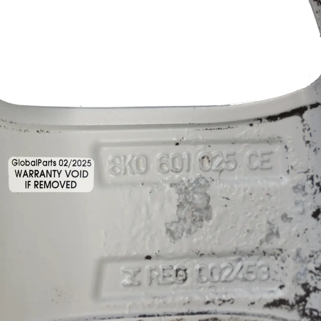 Audi A4 B8 8K Silver Wheel Alloy Rim 17" ET:45 7,5J Star Spoke - SKU 8K0601025CE-3 - Part number 8K0601025CE