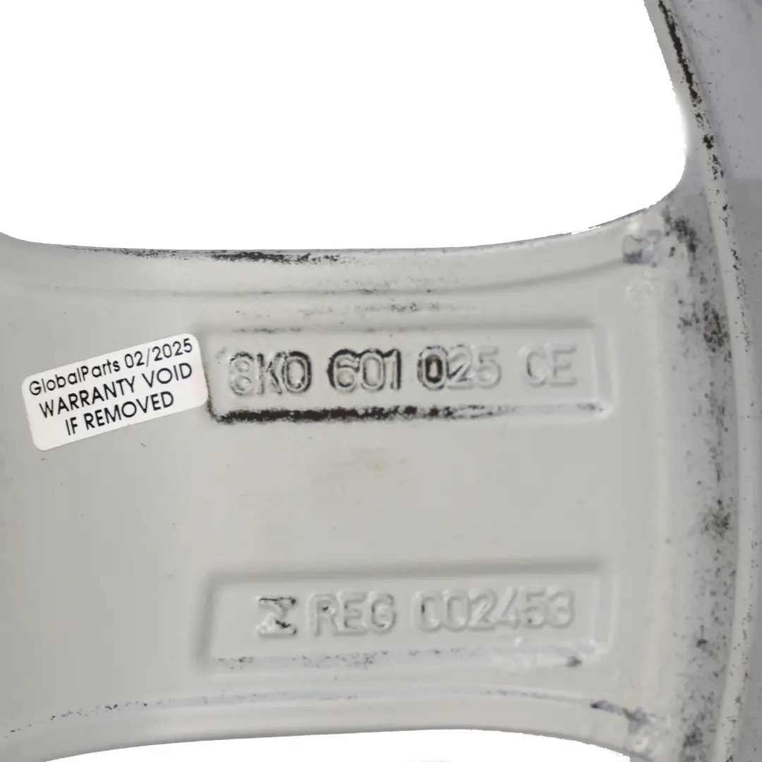 8K Silver Wheel Alloy Rim 17" ET:45 7,5J Star Spoke to Audi A4 B8 with Part number 8K0601025CE Audi A4 B8 8K Silver Wheel Alloy Rim 17" ET:45 7,5J Star Spoke - SKU 8K0601025CE-4 - Part number 8K0601025CE