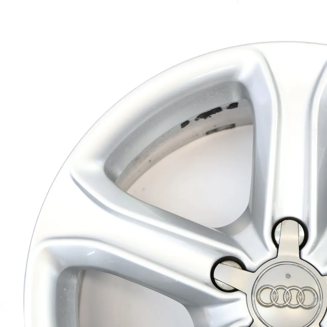 Audi A4 B8 8K Silver Wheel Alloy Rim 17" ET:45 7,5J Star Spoke - SKU 8K0601025CE-4 - Part number 8K0601025CE