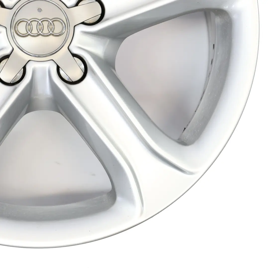 Audi A4 B8 8K Silver Wheel Alloy Rim 17" ET:45 7,5J Star Spoke - SKU 8K0601025CE-4 - Part number 8K0601025CE
