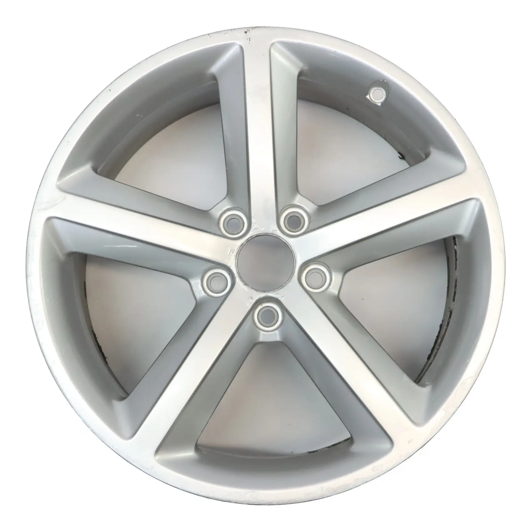 Audi A4 B8 8K Cerchio In Lega Argento 18" ET:47 8J Star Spoke 8K0601025Q