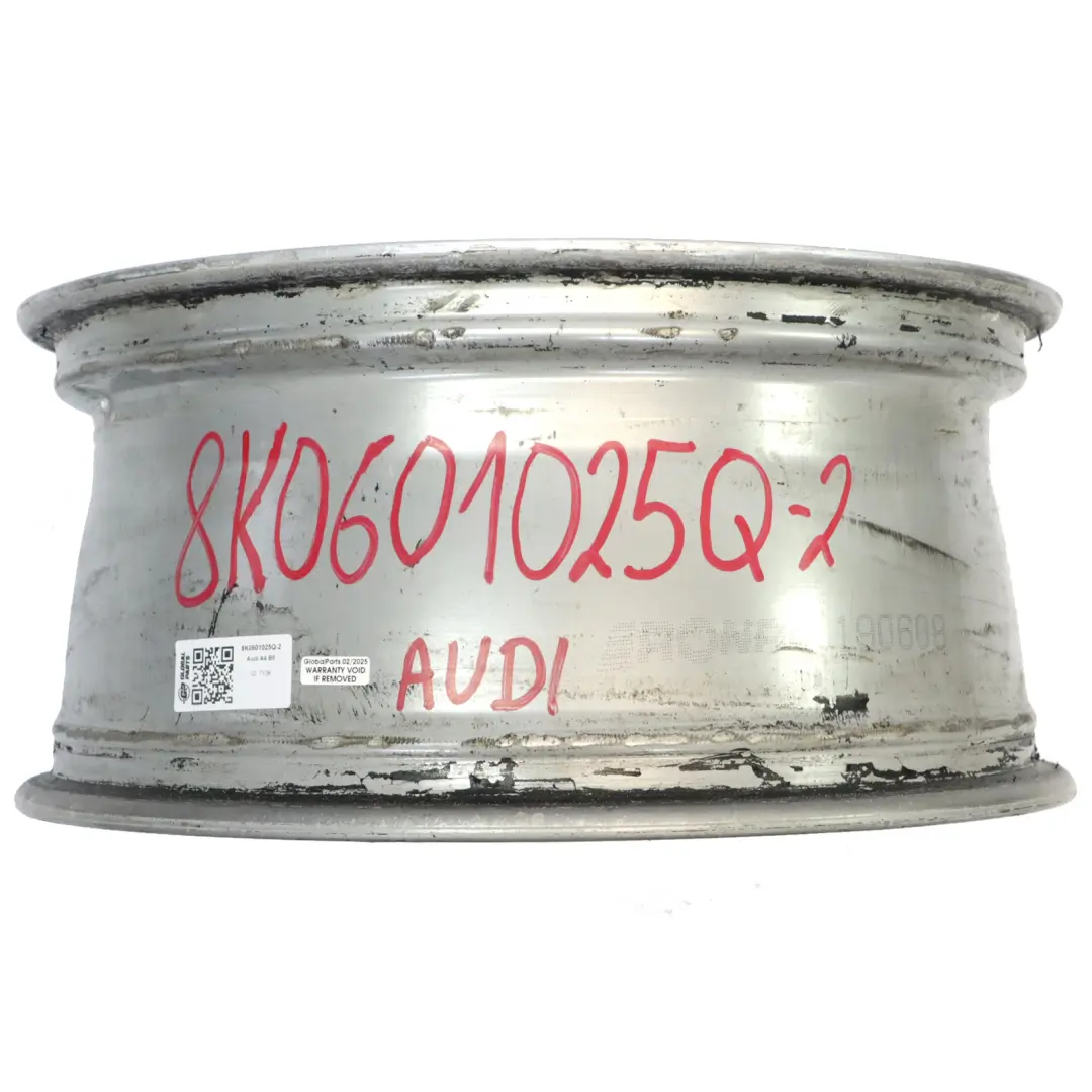 Audi A4 B8 8K Cerchio In Lega Argento 18" ET:47 8J Star Spoke - SKU 8K0601025Q-2 - Numero di parte 8K0601025Q