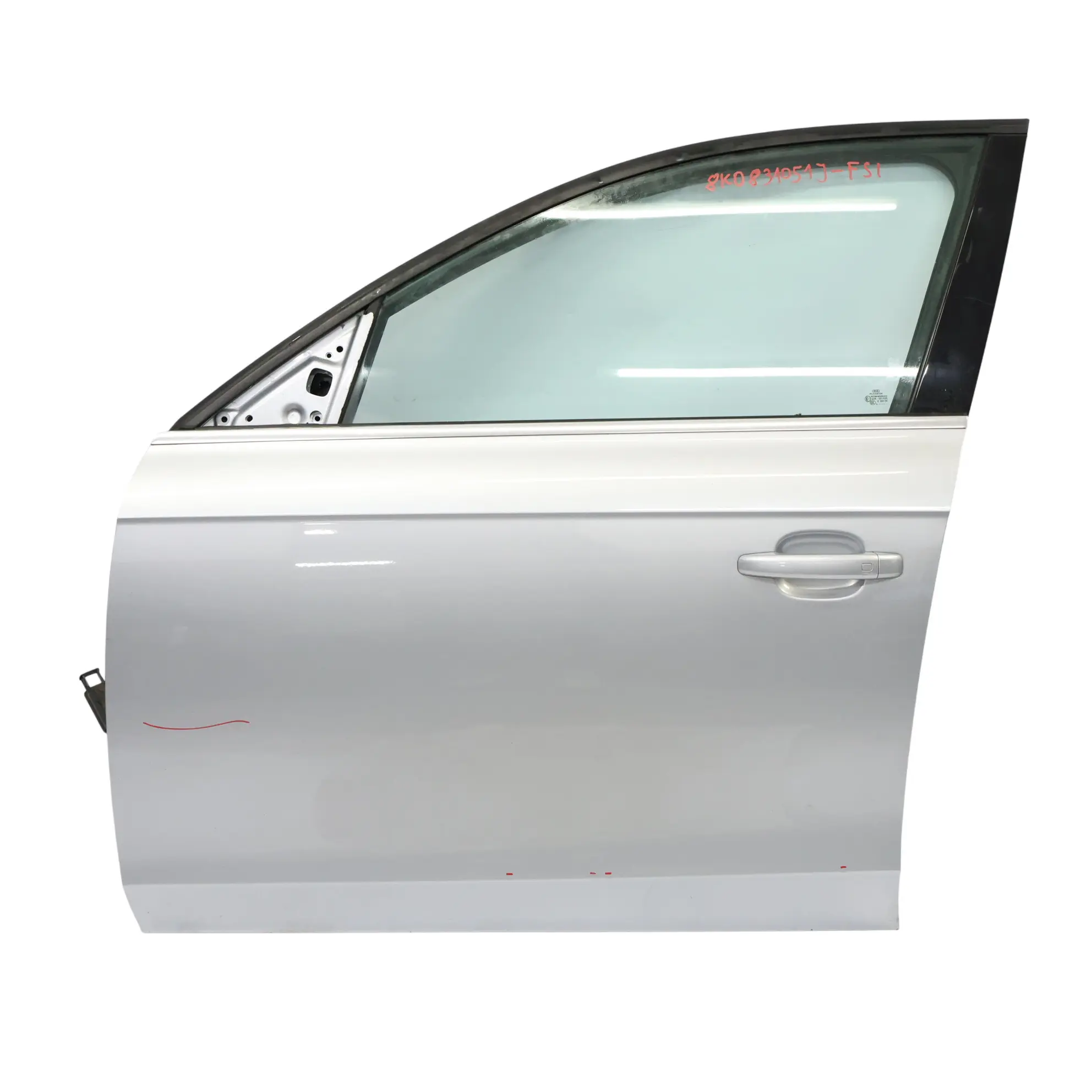 Audi A4 B8 Front Door Left N/S Door Shell Covering Panel Foil Silver - Z7G