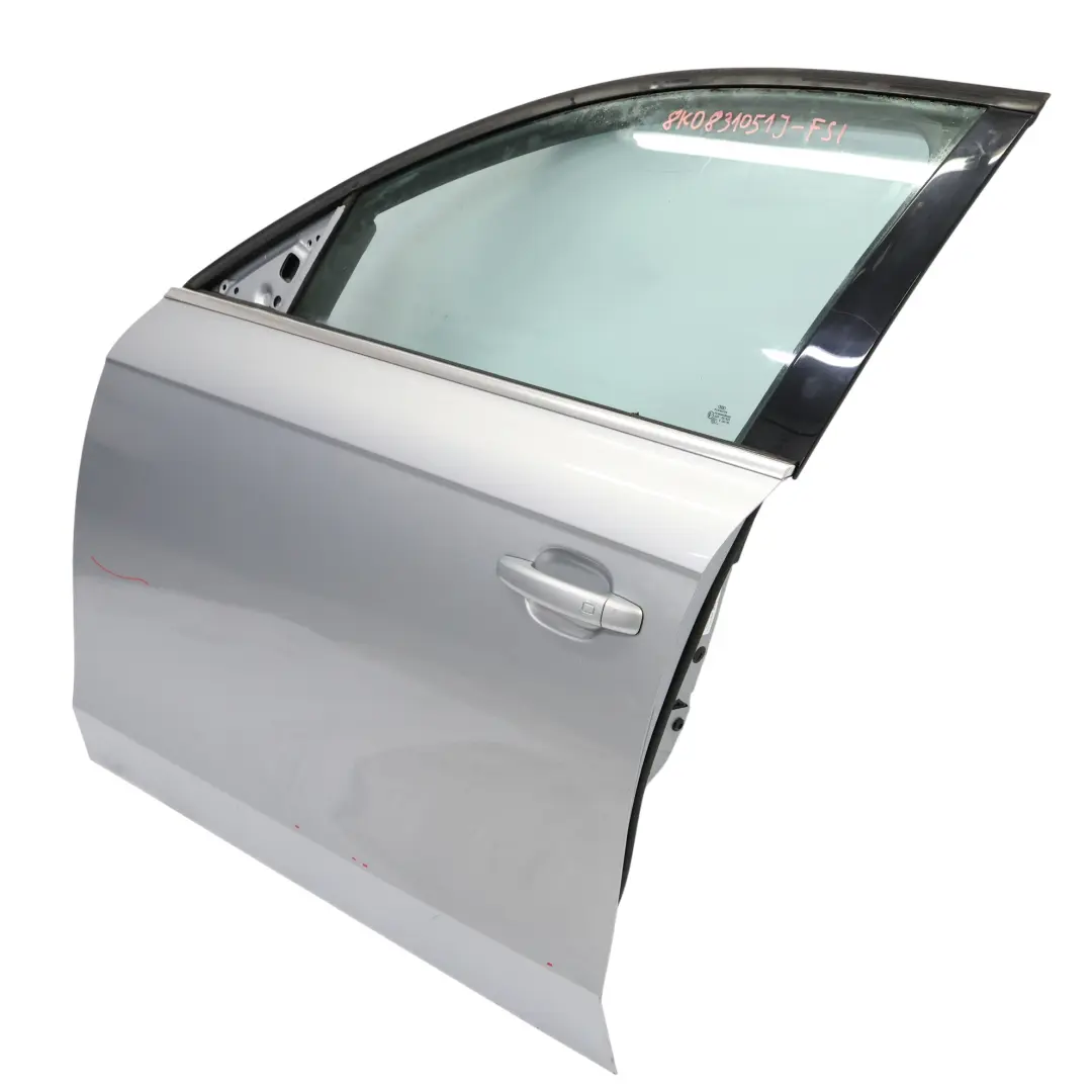 Front Door Left N/S Door Shell Covering Panel Foil Silver - Z7G to Audi A4 B8 with Part number 8K0831051J Audi A4 B8 Front Door Left N/S Door Shell Covering Panel Foil Silver - Z7G - SKU 8K0831051J-FSI - Part number 8K0831051J