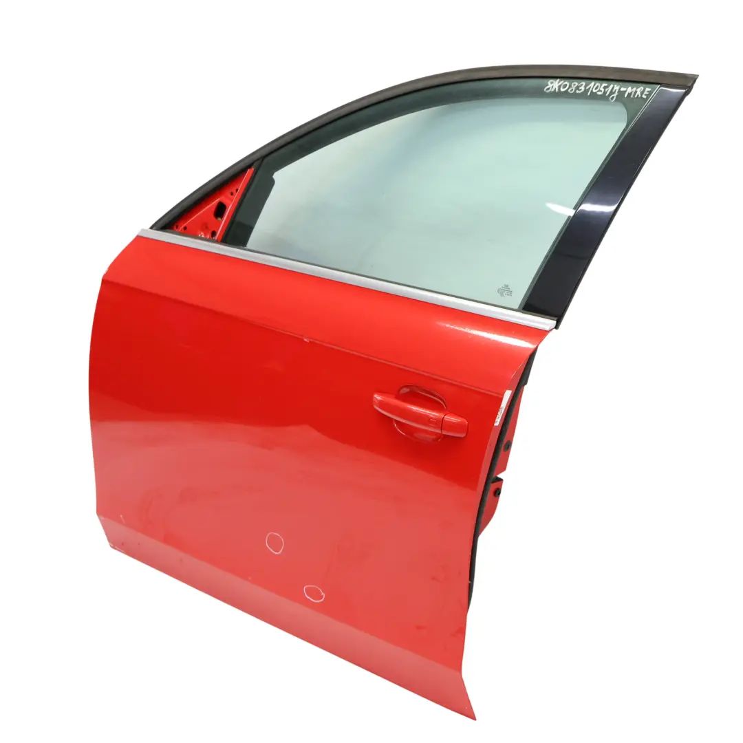 Audi A4 B8 Vordertür Links Türverkleidung Misano Red Pearl - Z3M - SKU 8K0831051J-MRE - Teilenummer 8K0831051J