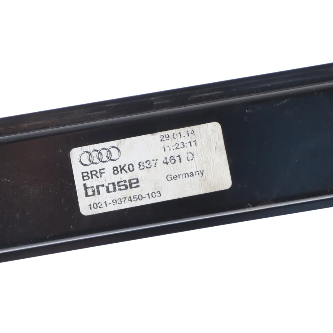 Audi A4 B8 Mécanisme De Lève Vitre Avant Gauche - SKU 8K0837461D - Numéro de pièce 8K0837461D