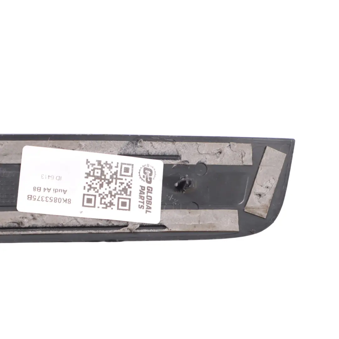  Embellecedor Umbral Trasera Audi A4 B8 Avant Tapa Escalón Izquierda - SKU 8K0853375B - Número de pieza 8K0853375B