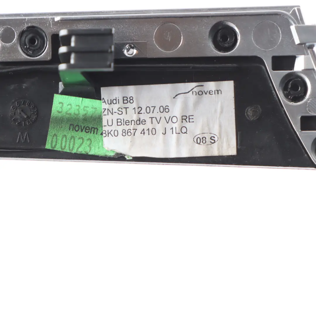 Audi A5 8T Embellecedor Puerta Delantera Decoración Tira Derecha - SKU 8K0867410J - Número de pieza 8K0867410J