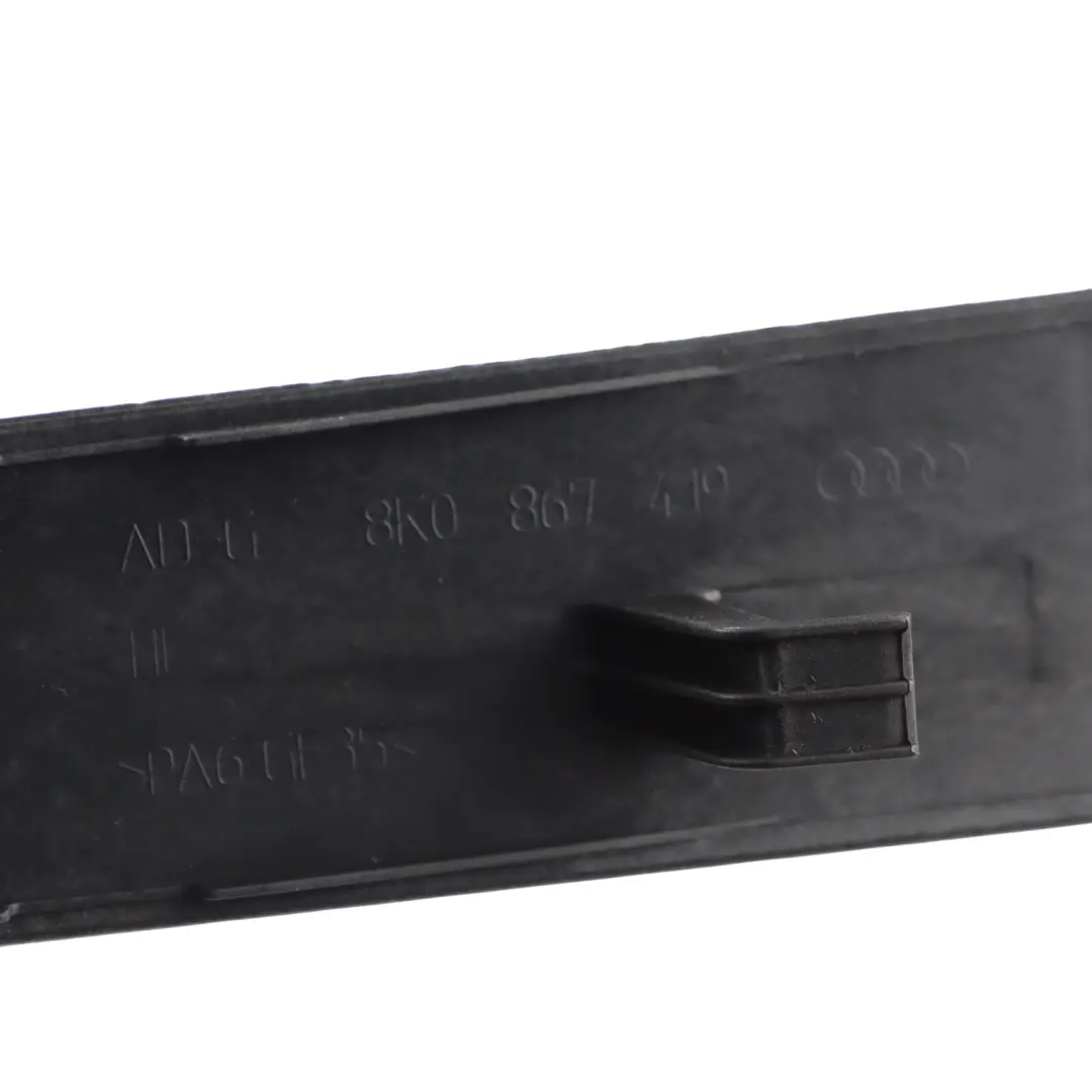Door Card Trim Cover Strip Rear Left N/S Brushed Aluminium to Audi A4 B8 with Part number 8K0867419L Audi A4 B8 Door Card Trim Cover Strip Rear Left N/S Brushed Aluminium - SKU 8K0867419L - Part number 8K0867419L