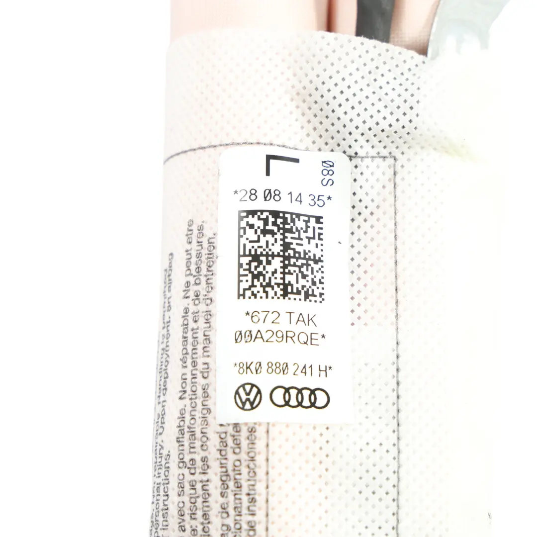 Modulo Aria Sedile Anteriore Lato Sinistro per Audi A4 B8 con numero di parte 8K0880241H Audi A4 B8 Modulo Aria Sedile Anteriore Lato Sinistro - SKU 8K0880241H - Numero di parte 8K0880241H