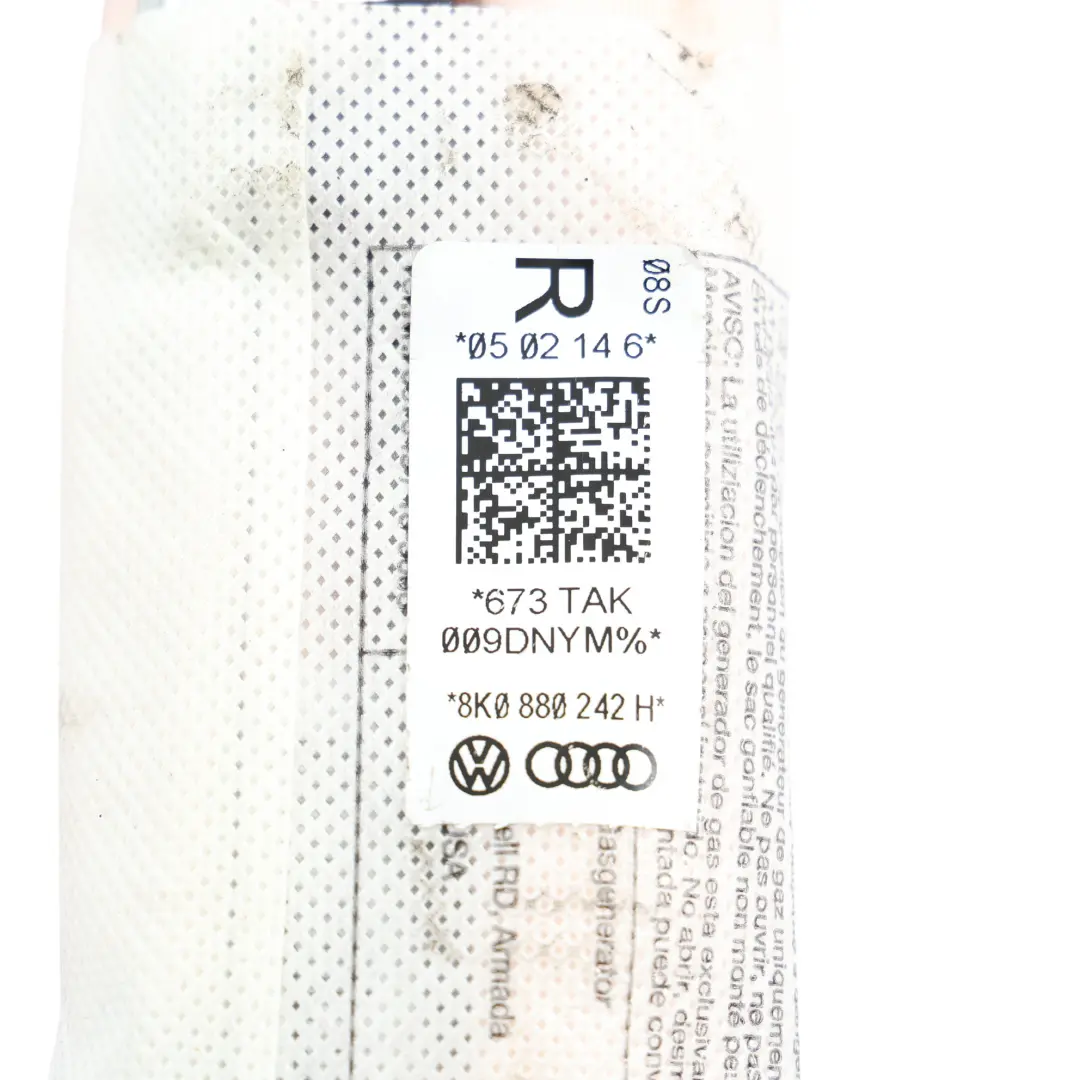 Asiento Delantero Módulo De Aire SRS Unidad Derecha para Audi A4 B8 con número de pieza 8K0880242H Audi A4 B8 Asiento Delantero Módulo De Aire SRS Unidad Derecha - SKU 8K0880242H - Número de pieza 8K0880242H