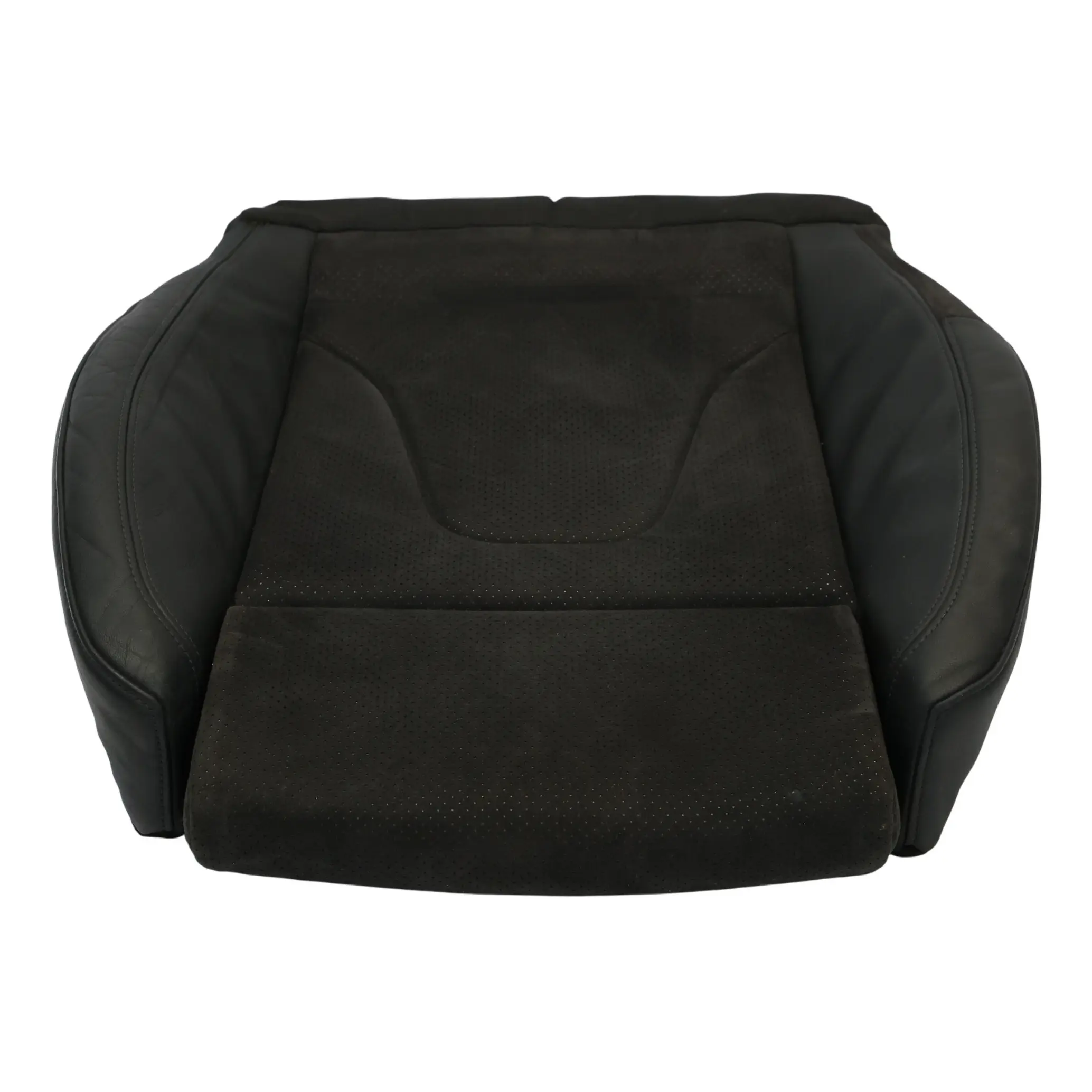 Audi A4 B8 Avant Front Sport Seat Base Cover Cushion Right O/S Alcantara Black