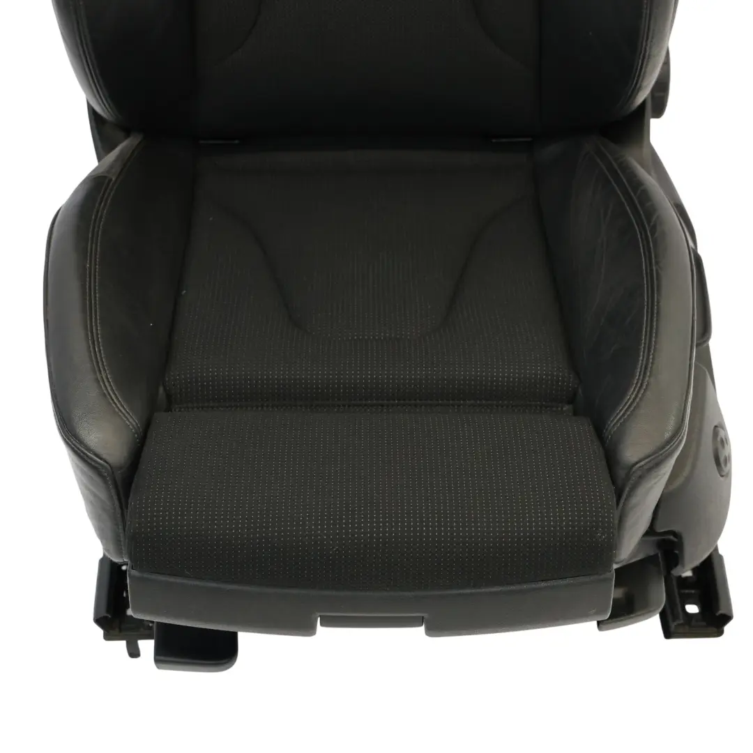 Audi A4 B8 Sedan Sport Front Seat S-Line Left N/S Half Leather Soul Black - SKU 8K0881805Q-1 - Part number 8K0881805Q