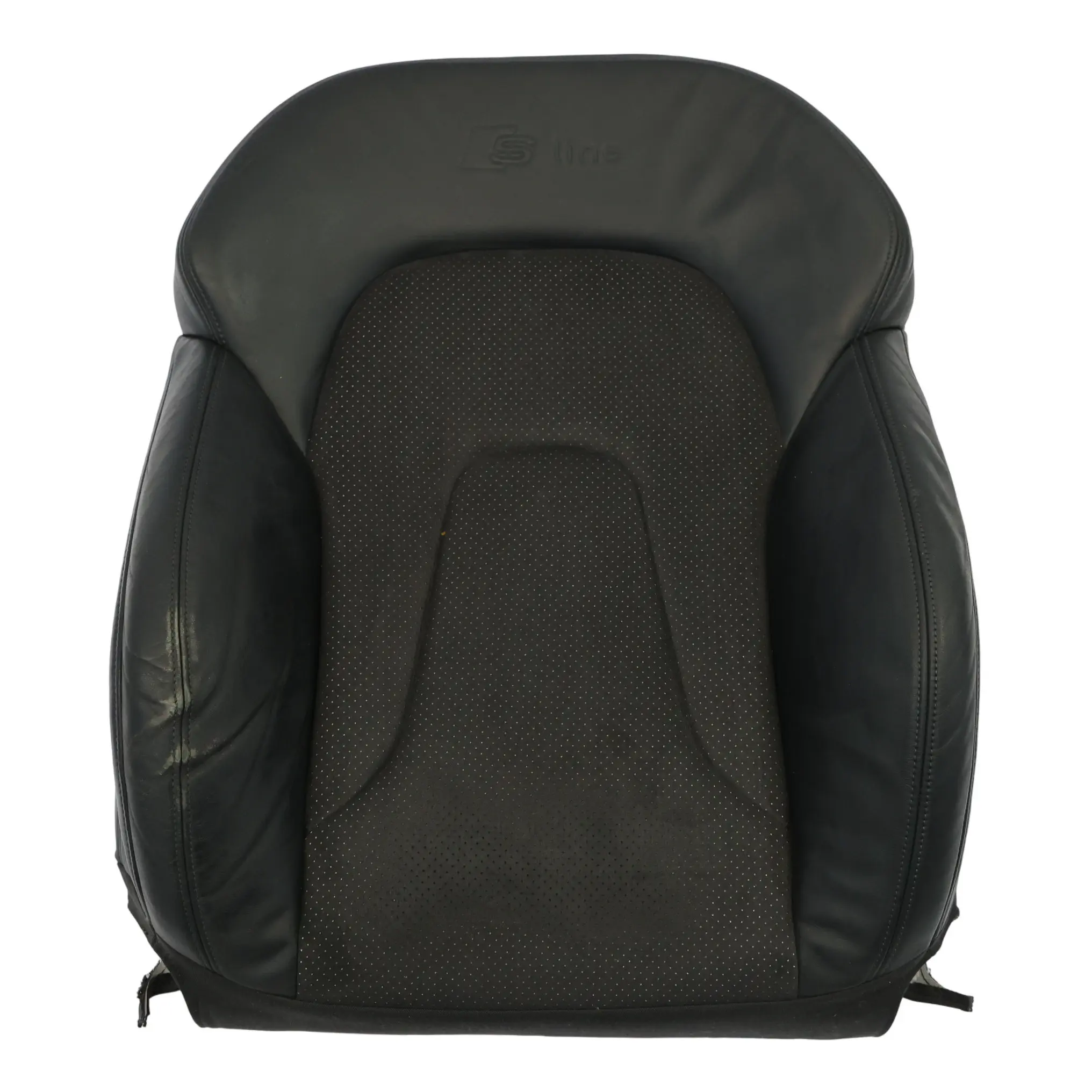 Audi A4 B8 Avant S-Line Respaldo Delantero Asiento Alcantara Negro Derecho