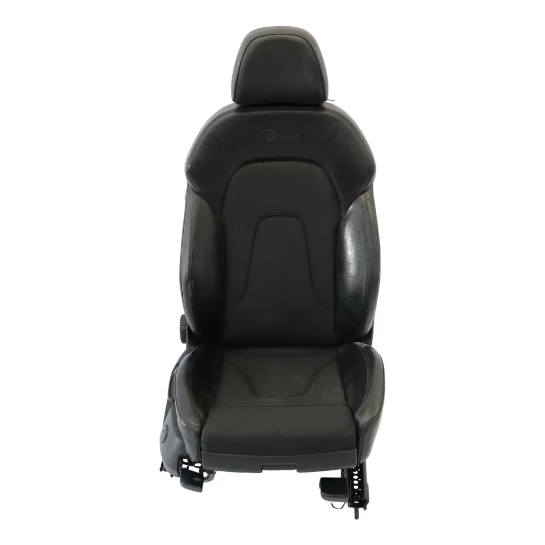 Front Seat S-Line Right O/S Half Leather Soul Black to Audi A4 B8 Sedan Sport with Part number 8K0881806Q Audi A4 B8 Sedan Sport Front Seat S-Line Right O/S Half Leather Soul Black - SKU 8K0881806Q-1 - Part number 8K0881806Q