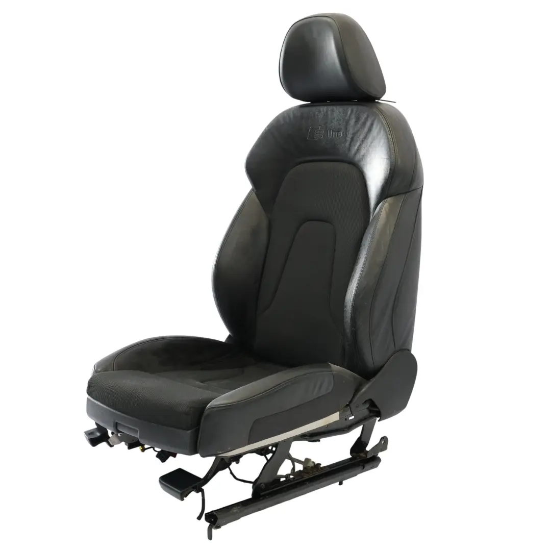 Audi A4 B8 Sedan Sport Sedile Anteriore S-Line Destro Mezza Pelle Soul Nero - SKU 8K0881806Q-1 - Numero di parte 8K0881806Q