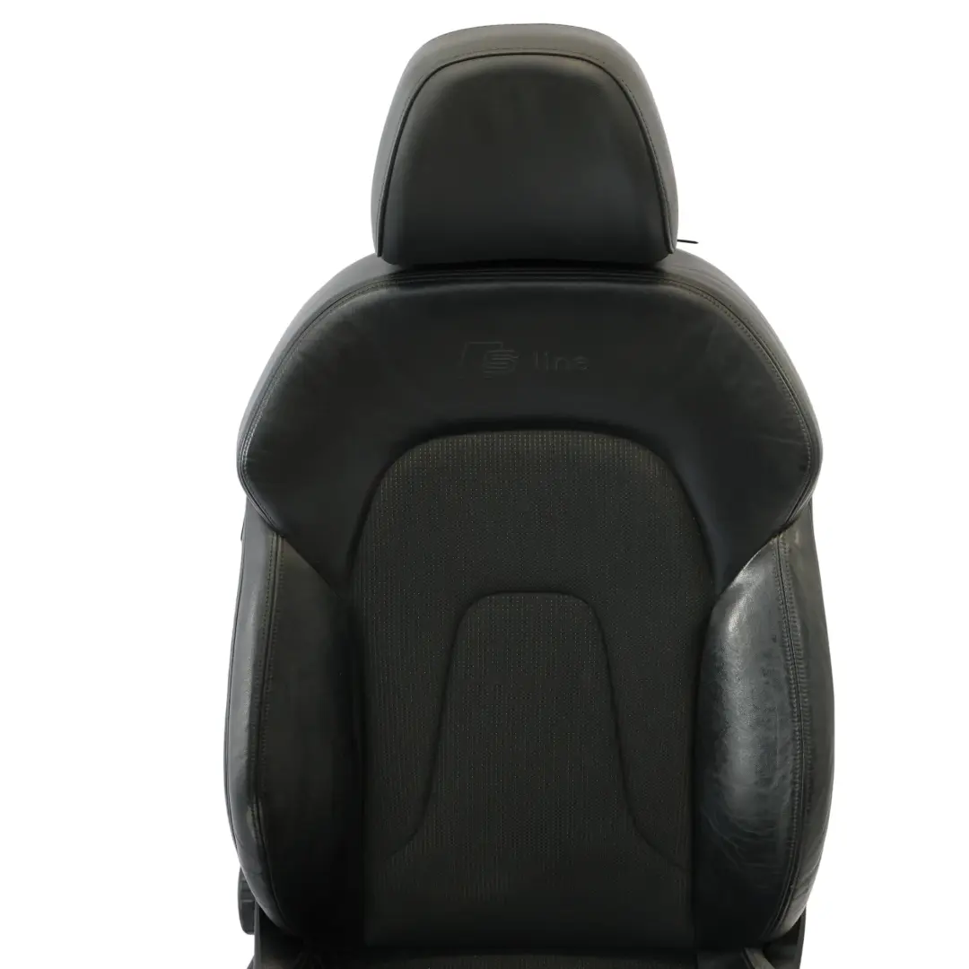 Audi A4 B8 Sedán Asientos Delanteros S-Line Derecho Medio Cuero Soul Black - SKU 8K0881806Q-1 - Número de pieza 8K0881806Q