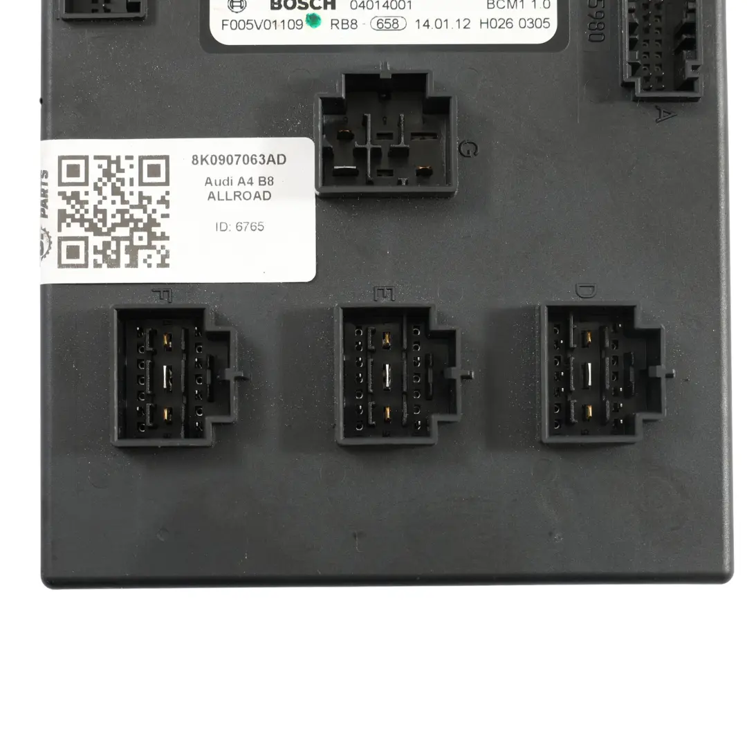 Audi A4 B8 Body Control Comfort Unit Module BCM Convenience Unit - SKU 8K0907063AD - Part number 8K0907063AD