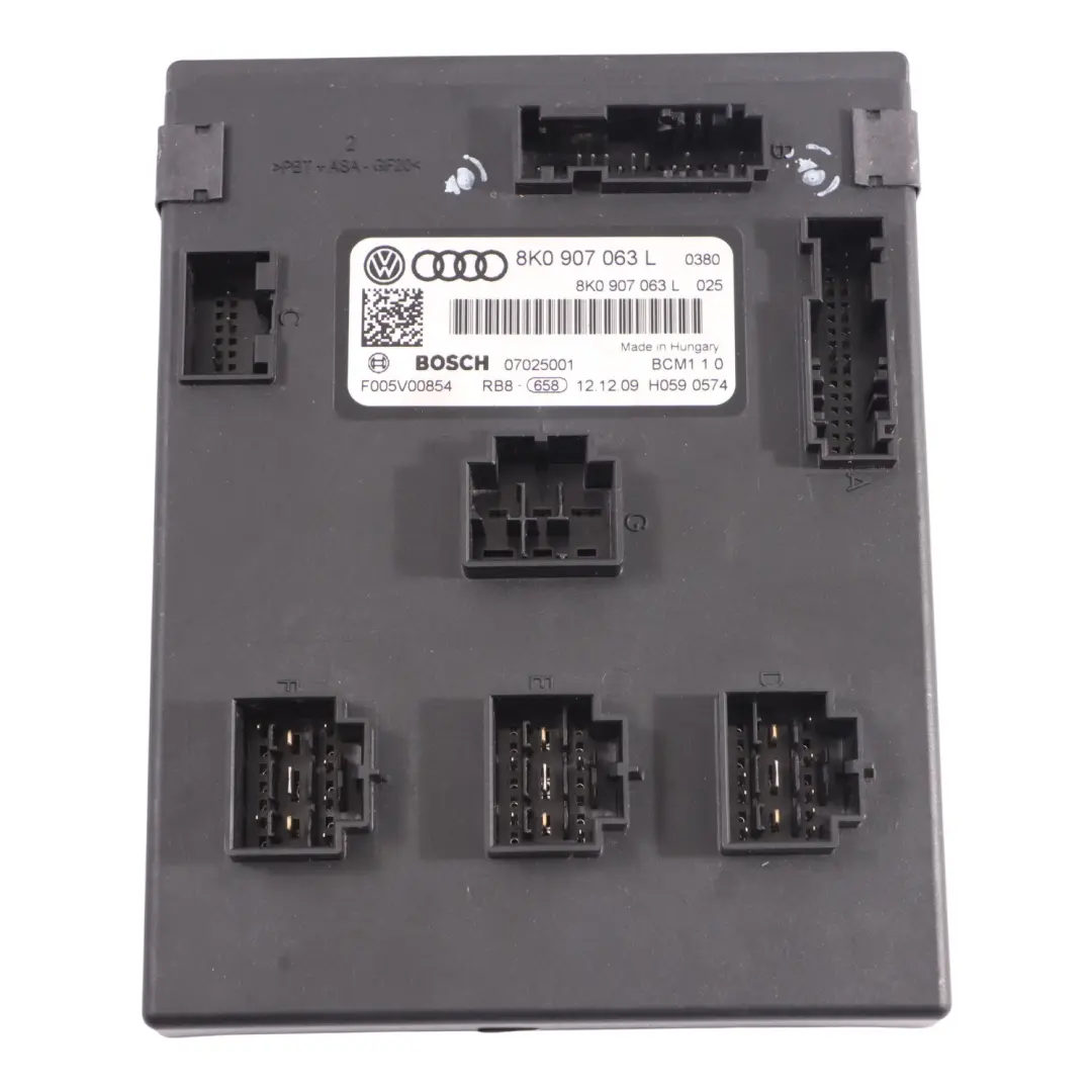 Audi A4 B8 A5 8T Moduł Sterownik Komfortu - SKU 8K0907063L - Numer Części 8K0907063L