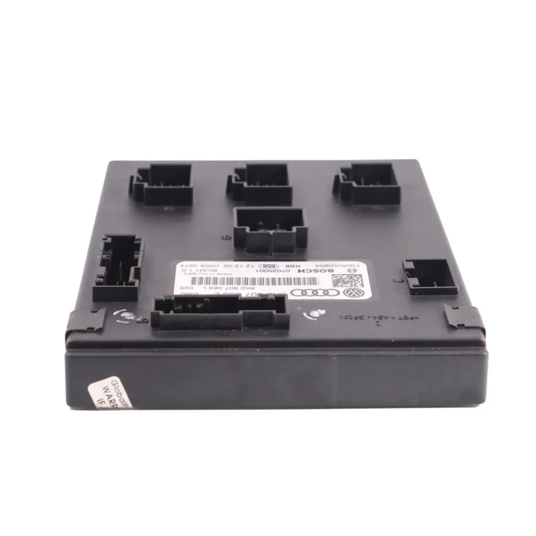 Audi A4 B8 A5 8T Moduł Sterownik Komfortu - SKU 8K0907063L - Numer Części 8K0907063L