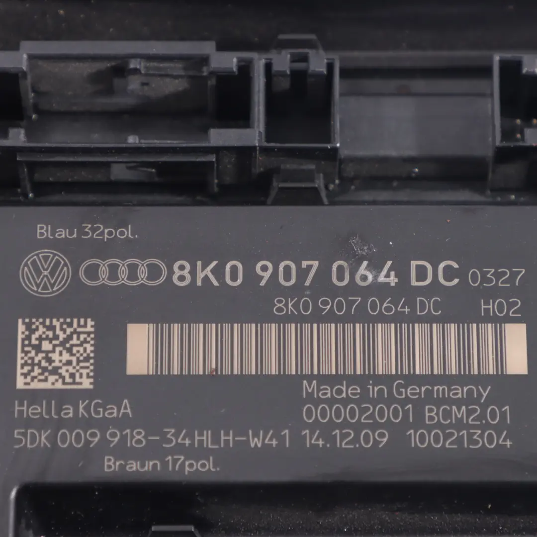 Moduł Komfortu do Audi A4 B8 A5 8T BCM o numerze 8K0907064DC Audi A4 B8 A5 8T BCM Moduł Komfortu - SKU 8K0907064DC - Numer Części 8K0907064DC