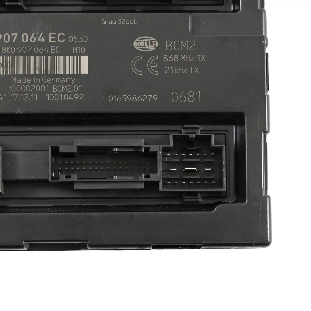 Unità di controllo del corpo Modulo BCM per Audi A4 B8 con numero di parte 8K0907064EC Audi A4 B8 Unità di controllo del corpo Modulo BCM - SKU 8K0907064EC - Numero di parte 8K0907064EC