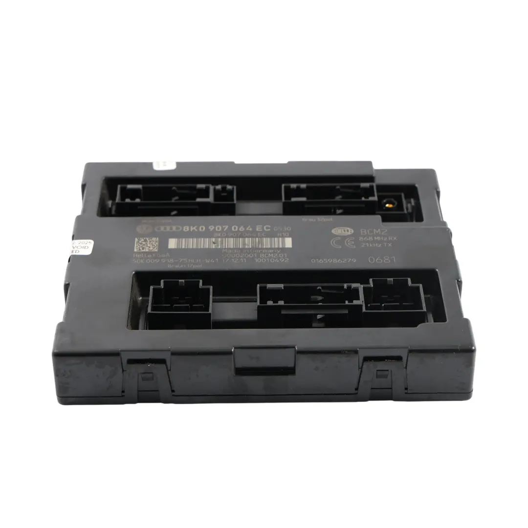 Body Control Comfort Unit Module BCM Convenience Unit to Audi A4 B8 with Part number 8K0907064EC Audi A4 B8 Body Control Comfort Unit Module BCM Convenience Unit - SKU 8K0907064EC - Part number 8K0907064EC