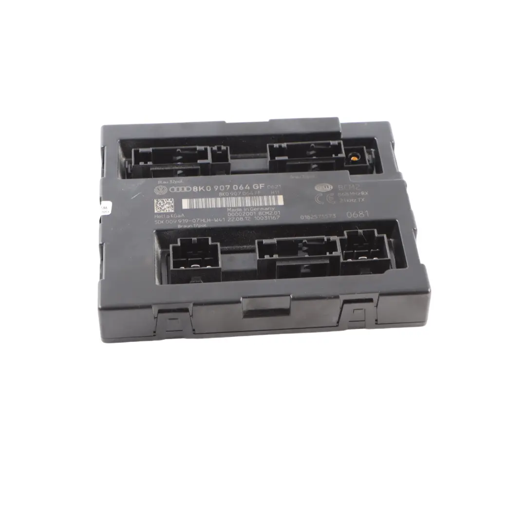 Body Control Comfort Unit Module BCM Unit ECU to Audi A5 8T with Part number 8K0907064GF Audi A5 8T Body Control Comfort Unit Module BCM Unit ECU - SKU 8K0907064GF - Part number 8K0907064GF