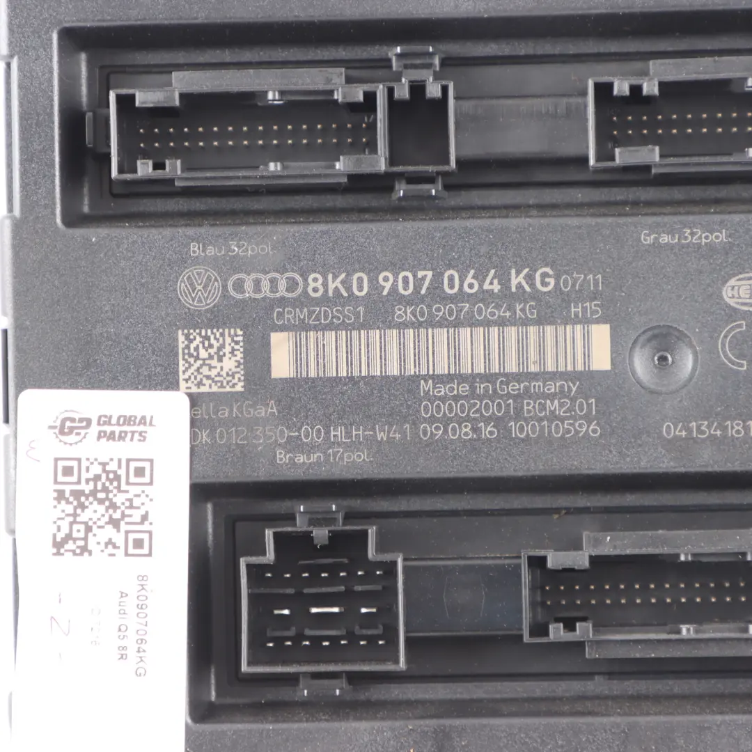 Modulo Di Controllo Del Corpo Unità Di Controllo ECU per Audi Q5 8R con numero di parte 8K0907064KG Audi Q5 8R Modulo Di Controllo Del Corpo Unità Di Controllo ECU - SKU 8K0907064KG - Numero di parte 8K0907064KG