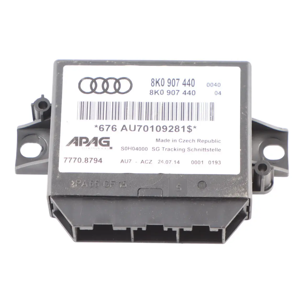 Audi Q7 4L GPS Tracking Location Control Unit Module Locator 8K0907440