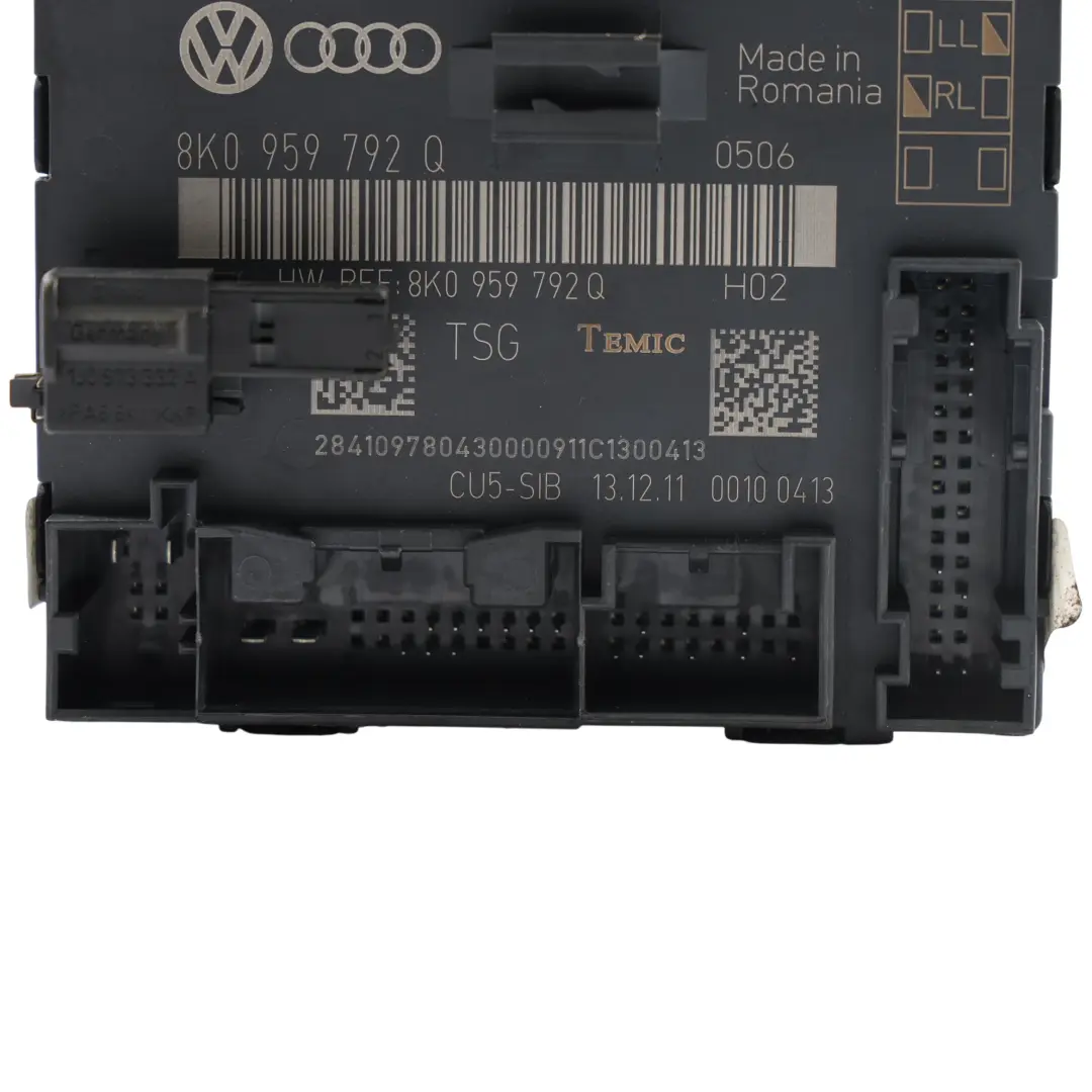ECU Modulo Di Controllo Del Corpo per Audi A4 B8 Allroad con numero di parte 8K0959792Q Audi A4 B8 Allroad ECU Modulo Di Controllo Del Corpo - SKU 8K0959792Q - Numero di parte 8K0959792Q
