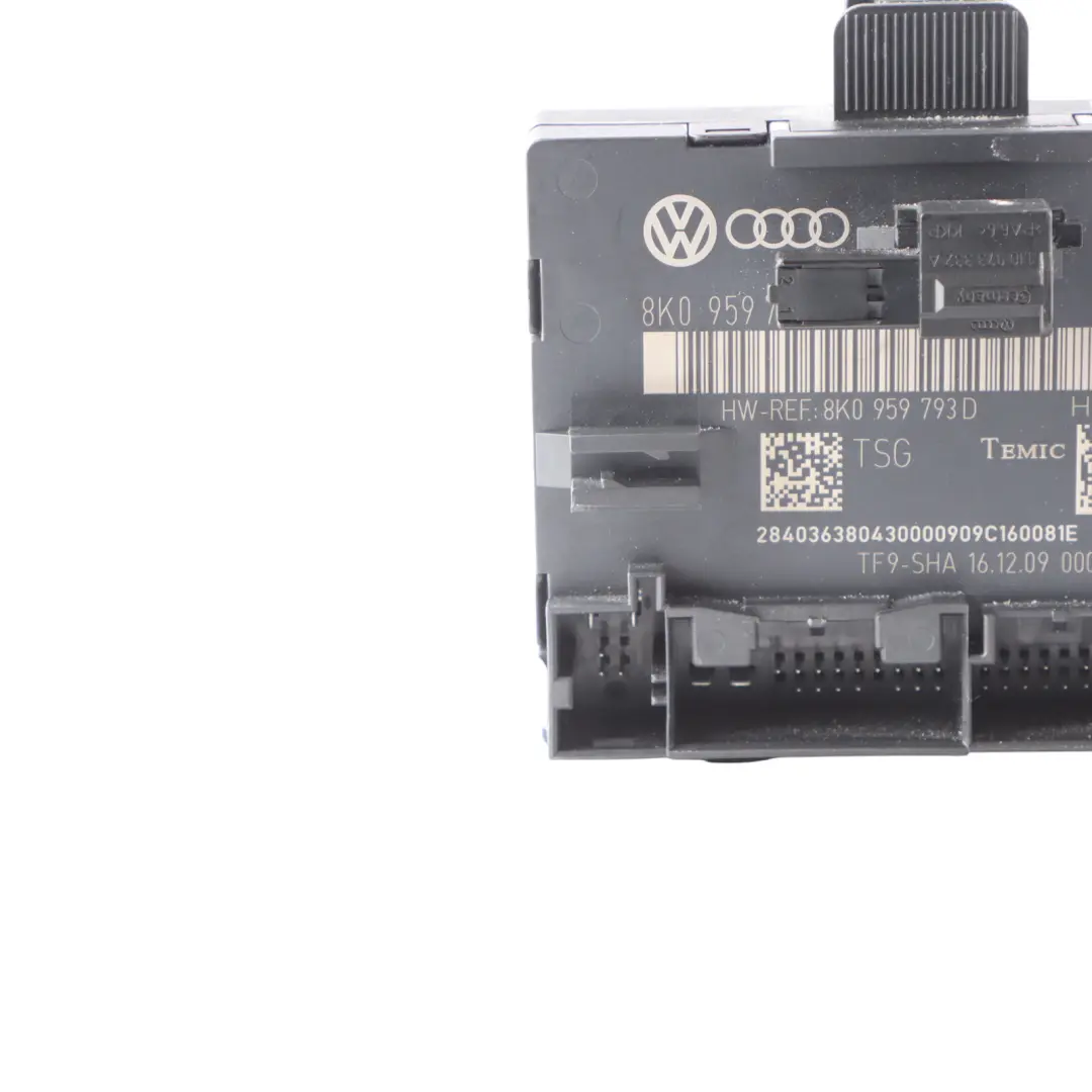 Door Module Control Front Unit ECU to Audi A4 B8 A5 8T with Part number 8K0959793H Audi A4 B8 A5 8T Door Module Control Front Unit ECU - SKU 8K0959793H - Part number 8K0959793H