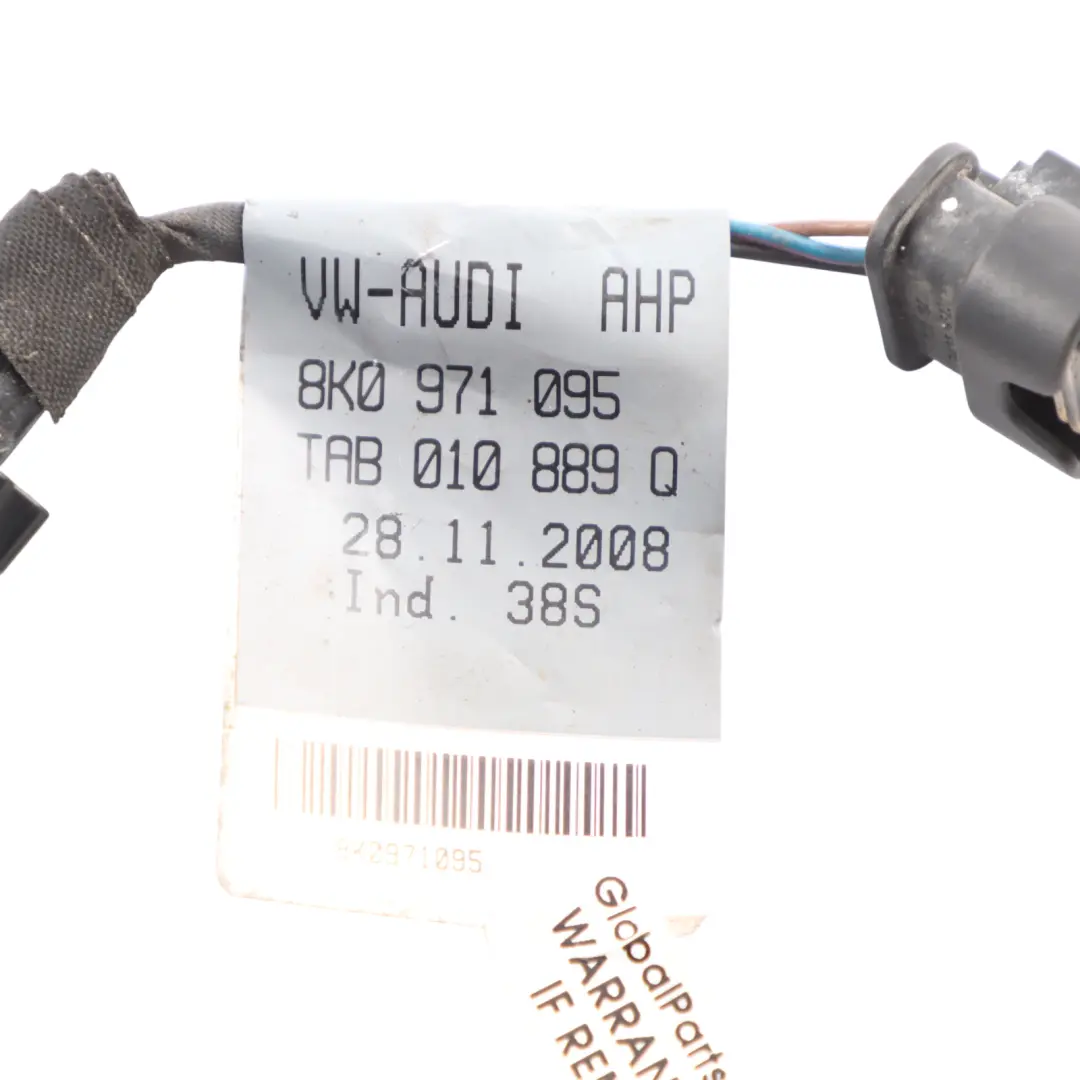 Audi A4 B8 Front Bumper PDC Wiring Park Assist Sensor Harness - SKU 8K0971095 - Part number 8K0971095