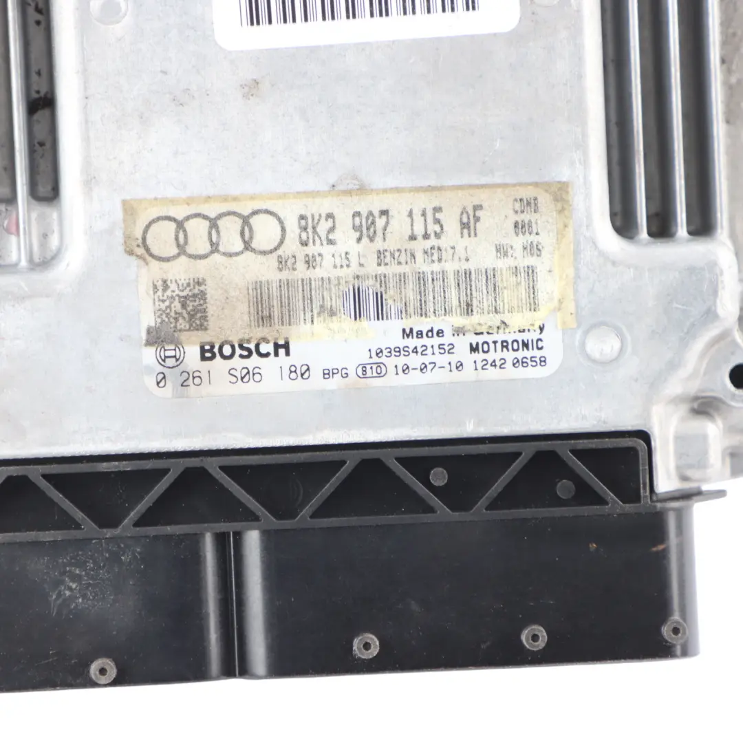 Audi A5 8T 2.0 TFSI CDNB 180HP Engine Control Unit ECU Manual - SKU 8K2907115AF - Part number 8K2907115AF