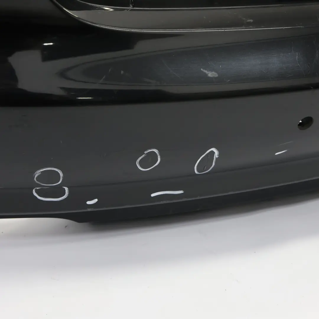 Bumper Trim Panel Covering Phantom Black - LZ9Y to Audi A4 B8 Rear with Part number 8K5807067A Audi A4 B8 Rear Bumper Trim Panel Covering Phantom Black - LZ9Y - SKU 8K5807067A-PHB - Part number 8K5807067A