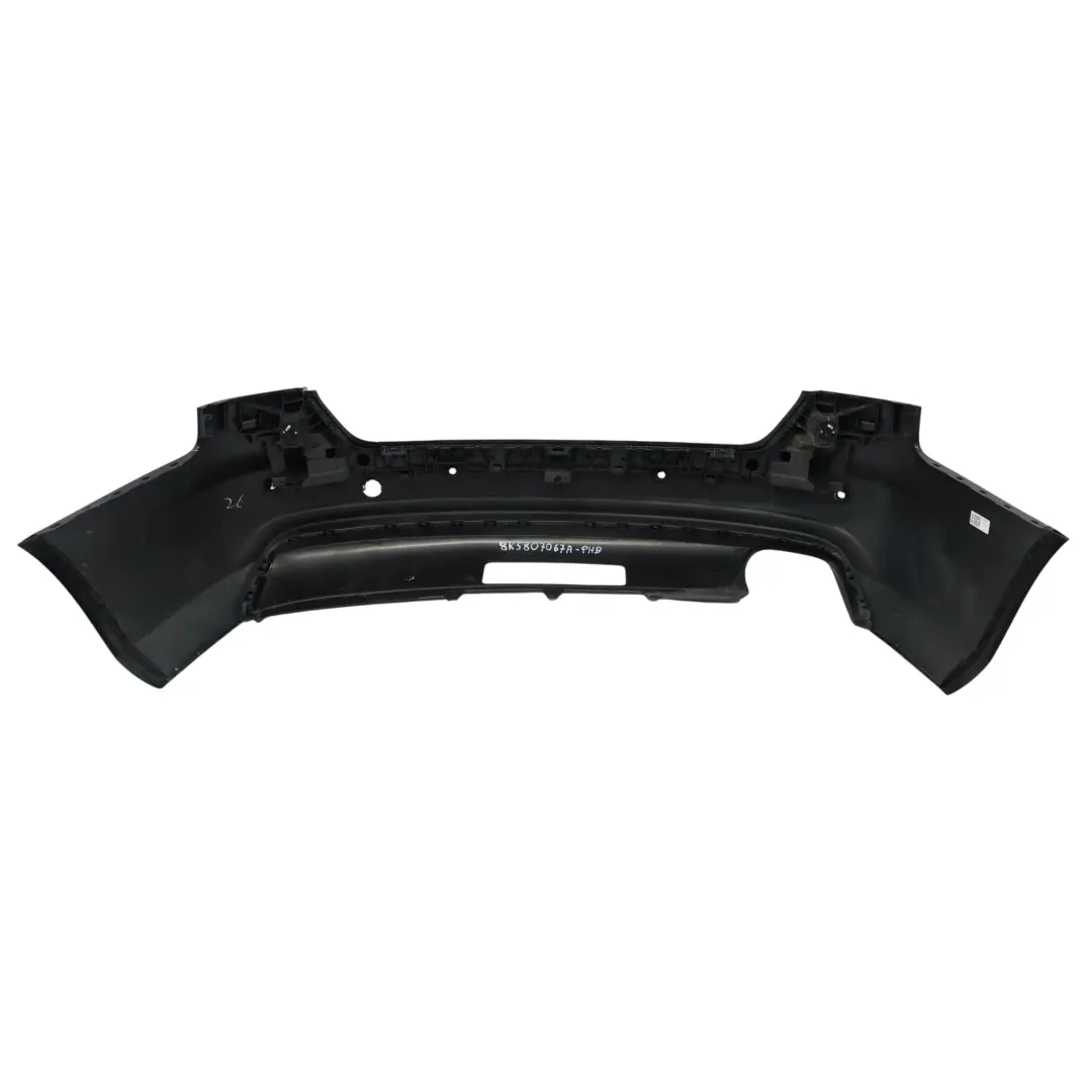 Bumper Trim Panel Covering Phantom Black - LZ9Y to Audi A4 B8 Rear with Part number 8K5807067A Audi A4 B8 Rear Bumper Trim Panel Covering Phantom Black - LZ9Y - SKU 8K5807067A-PHB - Part number 8K5807067A