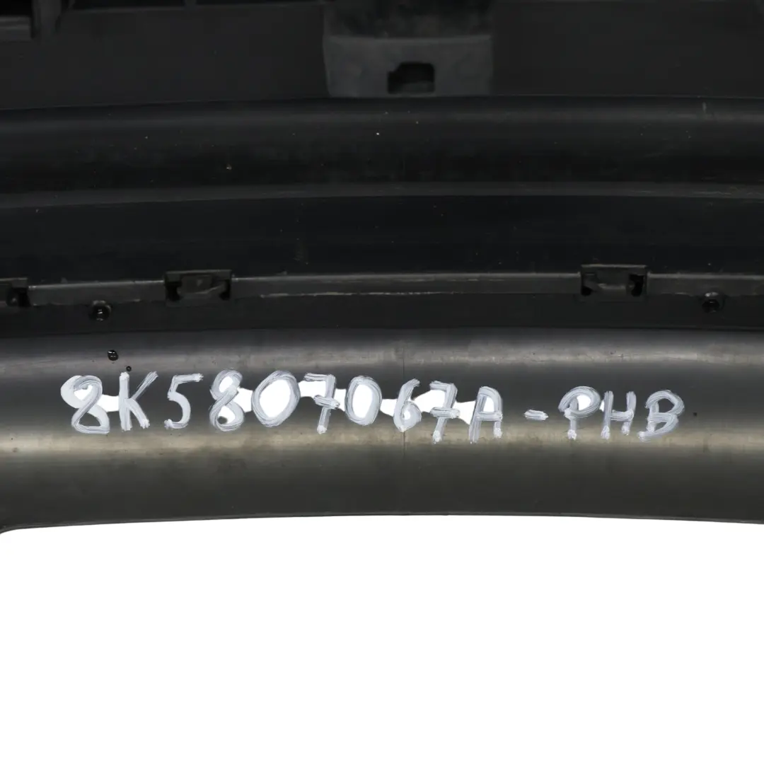 Audi A4 B8 Rear Bumper Trim Panel Covering Phantom Black - LZ9Y - SKU 8K5807067A-PHB - Part number 8K5807067A