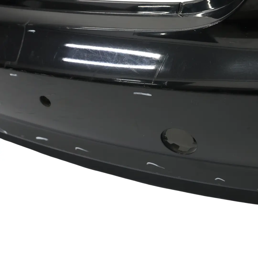 Bumper Trim Panel Covering Phantom Black - LZ9Y to Audi A4 B8 Rear with Part number 8K5807067A Audi A4 B8 Rear Bumper Trim Panel Covering Phantom Black - LZ9Y - SKU 8K5807067A-PHB - Part number 8K5807067A