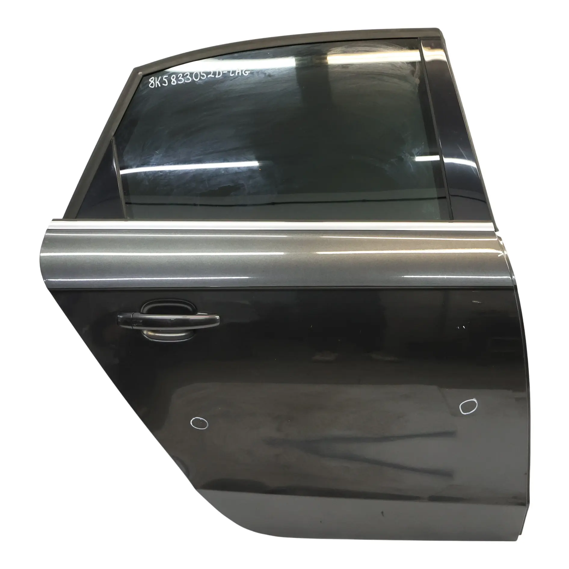 Audi A4 A8 Limousine Puerta Trasera Derecha Gris Lava Efecto Perla - Z7L