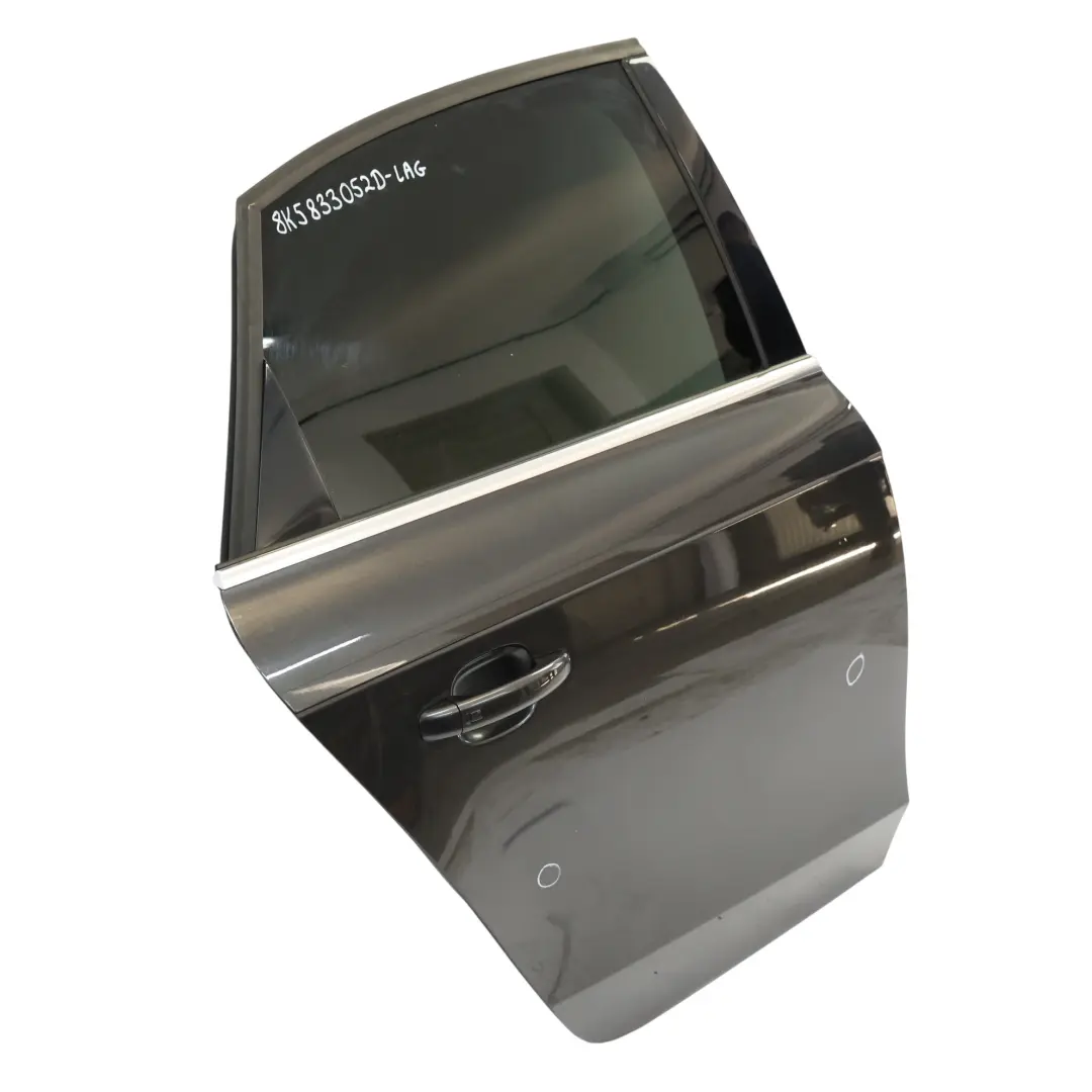 Audi A4 B8 Limousine Rear Door Right O/S Lava Grey Pearl Effect - Z7L - SKU 8K5833052D-LAG - Part number 8K5833052D