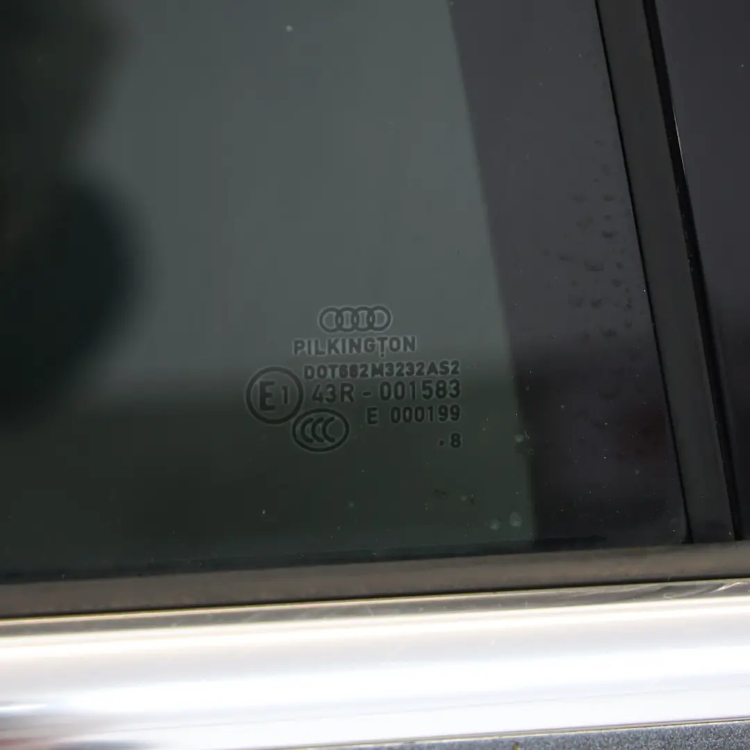 Audi A4 B8 Limousine Rear Door Right O/S Lava Grey Pearl Effect - Z7L - SKU 8K5833052D-LAG - Part number 8K5833052D