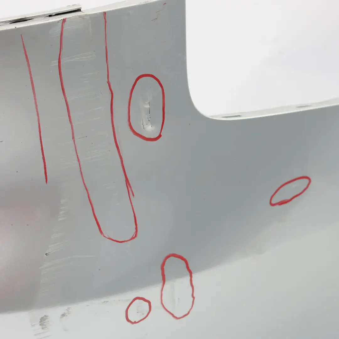 Bumper Trim Panel Cover Foil Silver Metallic - Z7G to Audi A4 B8 Avant Rear with Part number 8K9807067A Audi A4 B8 Avant Rear Bumper Trim Panel Cover Foil Silver Metallic - Z7G - SKU 8K9807067A-FSI - Part number 8K9807067A