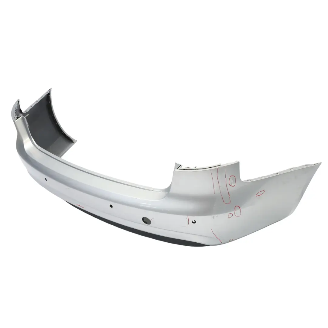 Bumper Trim Panel Cover Foil Silver Metallic - Z7G to Audi A4 B8 Avant Rear with Part number 8K9807067A Audi A4 B8 Avant Rear Bumper Trim Panel Cover Foil Silver Metallic - Z7G - SKU 8K9807067A-FSI - Part number 8K9807067A