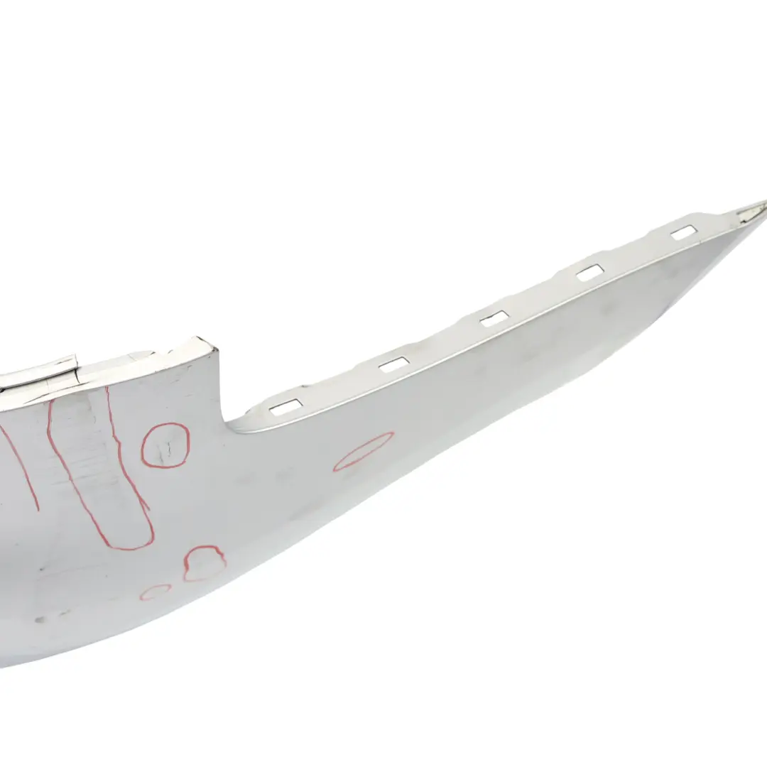 Bumper Trim Panel Cover Foil Silver Metallic - Z7G to Audi A4 B8 Avant Rear with Part number 8K9807067A Audi A4 B8 Avant Rear Bumper Trim Panel Cover Foil Silver Metallic - Z7G - SKU 8K9807067A-FSI - Part number 8K9807067A