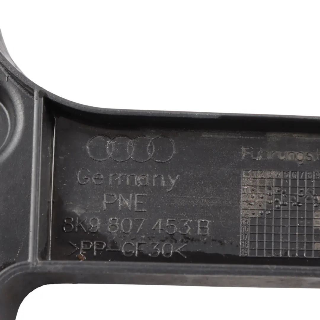 Audi A4 B8 Avant Rear Lateral Bumper Mount Bracket Guide Left N/S - SKU 8K9807453B - Part number 8K9807453B